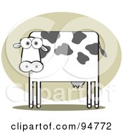 Poster, Art Print Of Square Bodied Dairy Cow