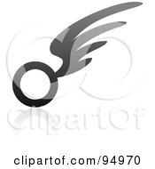 Black And Gray Wing Logo Design Or App Icon - 13