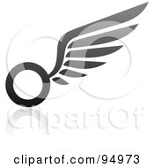 Black And Gray Wing Logo Design Or App Icon - 7