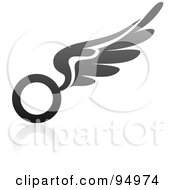 Black And Gray Wing Logo Design Or App Icon - 14