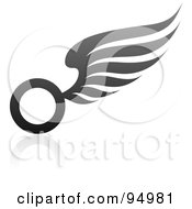 Black And Gray Wing Logo Design Or App Icon - 11