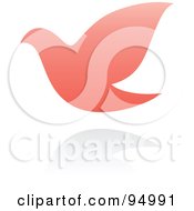 Pink Dove Logo Design Or App Icon - 4