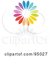Poster, Art Print Of Rainbow Circle Logo Design Or App Icon - 11