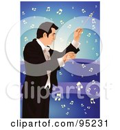 Poster, Art Print Of Professional Music Conductor - 3