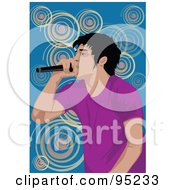 Poster, Art Print Of Performing Male Singer - 24
