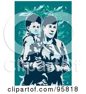 Poster, Art Print Of Loving Mom With Child - 7