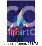 Poster, Art Print Of Guitarist Guy - 4