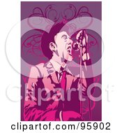 Poster, Art Print Of Performing Male Singer - 14