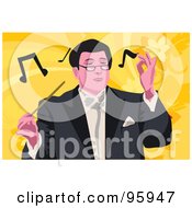 Poster, Art Print Of Professional Music Conductor - 1