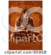 Royalty Free RF Clipart Illustration Of A Male Shoe Maker 6