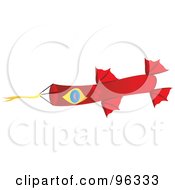 Poster, Art Print Of Colorful Kite Flying In The Wind - 7