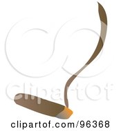 Royalty Free RF Clipart Illustration Of A Smoking Joint by Rasmussen Images