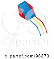 Poster, Art Print Of Colorful Kite Flying In The Wind - 2