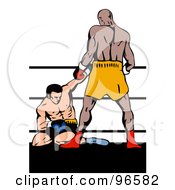 Poster, Art Print Of Boxers In A Ring - 21