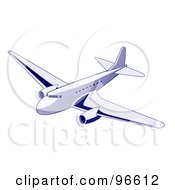 Poster, Art Print Of Commercial Airplane In Flight - 3