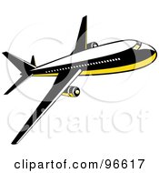 Poster, Art Print Of Commercial Airplane In Flight - 8