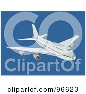 Poster, Art Print Of Commercial Airplane In Flight - 14