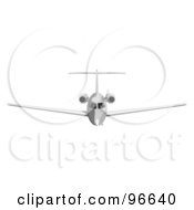 Royalty Free RF Clipart Illustration Of A Commercial Airplane In Flight 27