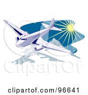 Poster, Art Print Of Commercial Airplane In Flight - 28