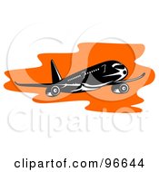 Poster, Art Print Of Commercial Airplane In Flight - 31