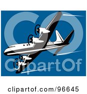 Poster, Art Print Of Commercial Airplane In Flight - 32