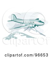 Poster, Art Print Of Commercial Airplane In Flight - 39