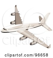 Poster, Art Print Of Commercial Airplane In Flight - 43