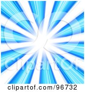 Poster, Art Print Of Background Of Shining Blue Light In A Vortex Over White