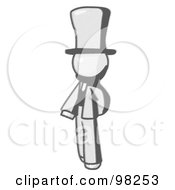 Royalty Free RF Clipart Illustration Of A Sketched Design Mascot Man Abe Lincoln by Leo Blanchette