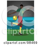 Poster, Art Print Of Soccer Man - 5