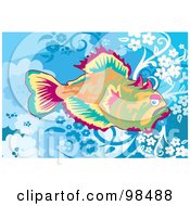 Royalty Free RF Clipart Illustration Of A Deep Sea Fish 3 by mayawizard101