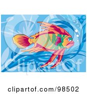 Royalty Free RF Clipart Illustration Of A Deep Sea Fish 2 by mayawizard101