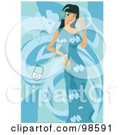 Poster, Art Print Of Woman Listening To Music - 20