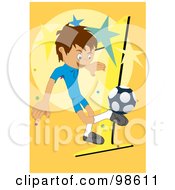 Poster, Art Print Of Soccer Boy - 2