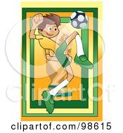 Poster, Art Print Of Soccer Boy - 15