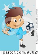 Poster, Art Print Of Soccer Boy - 19