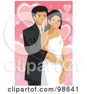 Poster, Art Print Of Loving Wedding Couple - 8