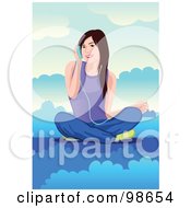 Poster, Art Print Of Woman Listening To Music - 3