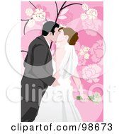 Poster, Art Print Of Loving Wedding Couple - 9