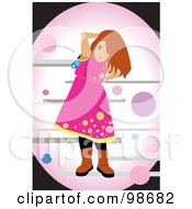 Poster, Art Print Of Happy Girl Listening To Music - 2