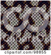 Poster, Art Print Of Snake Skin Pattern Background