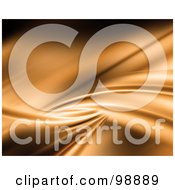 Poster, Art Print Of Abstract Gold Wave Background