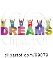 Poster, Art Print Of Business Team Celebrating Over Dreams