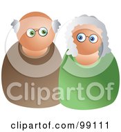 Caucasian Senior Couple