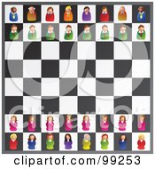 Poster, Art Print Of Game Of Executive Chess