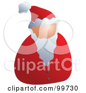 Poster, Art Print Of Faceless Santa Avatar