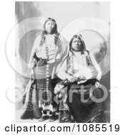 Tonkawa Indians Grant Richards And Wife Free Historical Stock Photography
