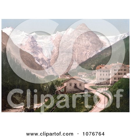 Trafoi Hotel and Post, Tyrol, Austria - Royalty Free Stock Photography  by JVPD