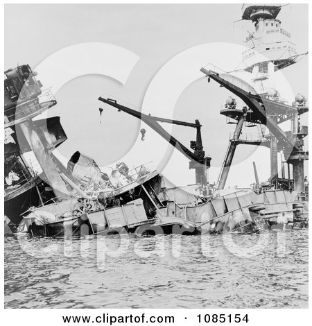 USS Arizona, Attack on Pearl Harbor - Free Stock Photography by JVPD