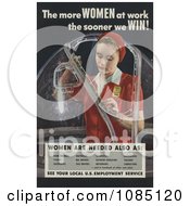 Woman Working A War Job Free Stock Photography by JVPD